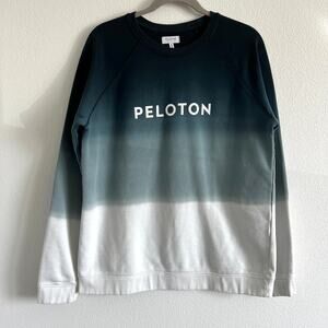 Peloton Ombre Crewneck Heavyweight Pullover Sweatshirt L Athleisure Relaxed